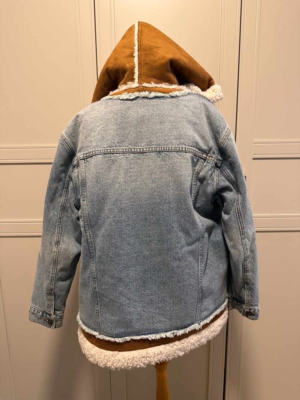 Free People We The Free Magnolia Denim Jacket XS - Picture 6 of 12